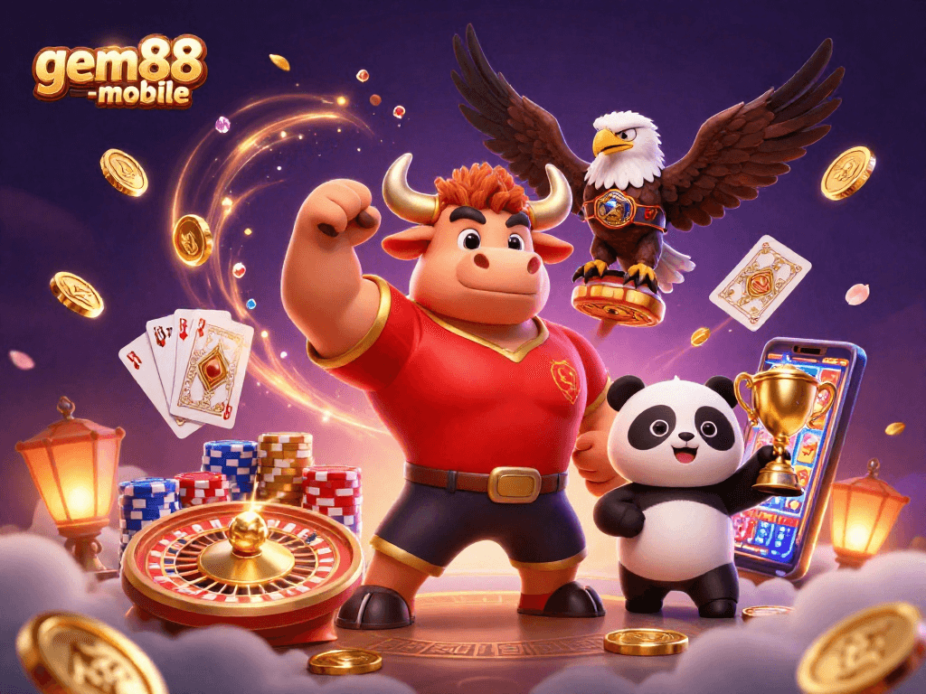 Experience exhilarating wins with gem88-mobile while celebrating victories in vibrant casino action.