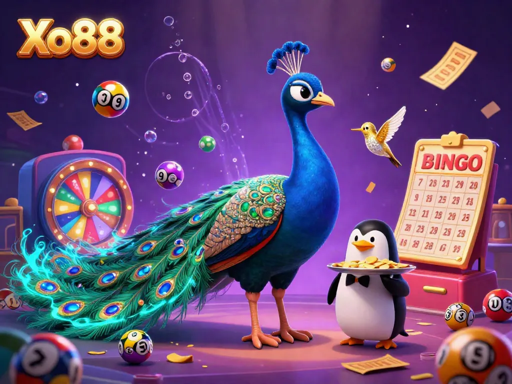Experience the vibrant gaming world of Xo88, featuring dazzling characters and exhilarating lottery elements.