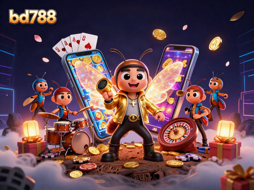 Experience thrilling gameplay with bd788 as a vibrant casino environment unfolds.