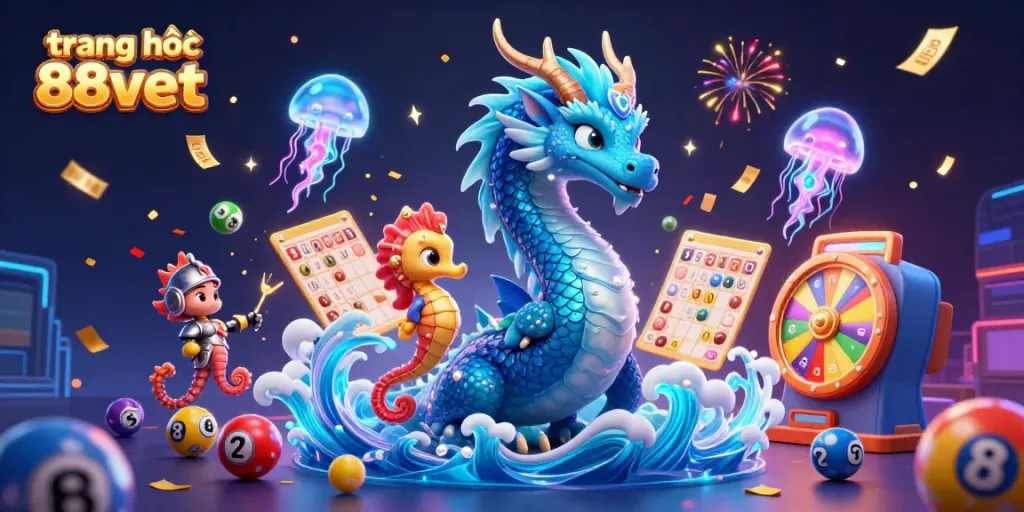 Win big with engaging games at trang chủ 88vbet featuring a vibrant 3D casino scene.