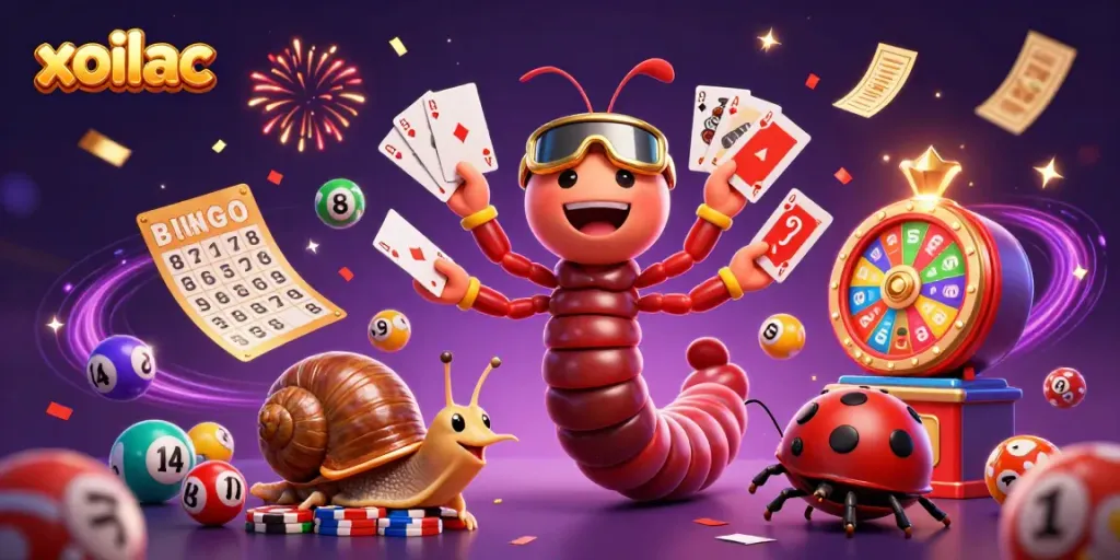 Experience the excitement of xoilac casino action with a vibrant 3D dealer and colorful game elements.