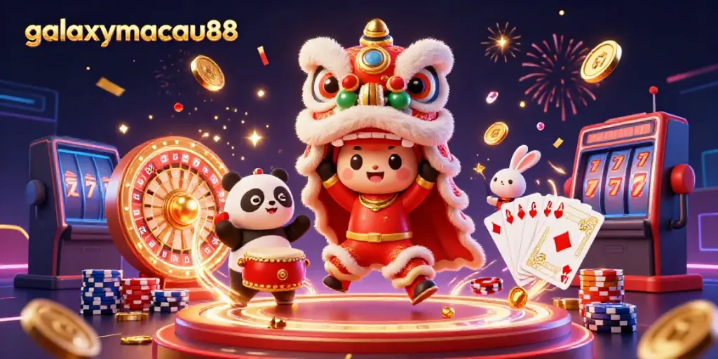 Experience thrilling wins with galaxymacau88 in a festive 3D casino celebration of luck and joy.