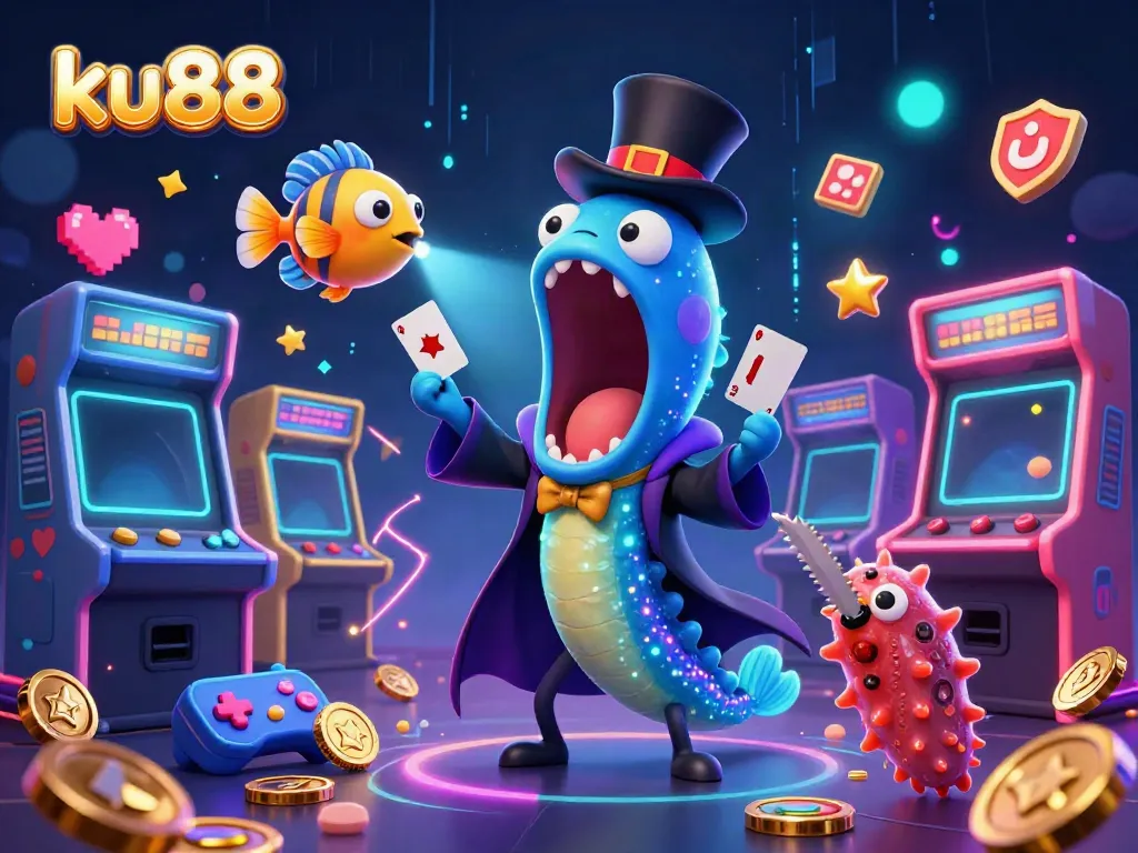Experience the excitement of ku88 with a magical deep-sea casino adventure featuring vibrant characters and game elements.